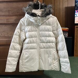Adidas puffer down jacket small size